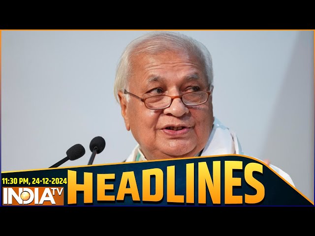 ⁣11:30 PM Headlines : आरिफ मोहम्मद खान अब बिहार के राज्यपाल | Arif Mohammad Khan | Bihar News