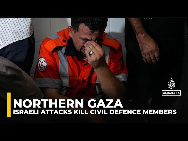 ⁣Multiple Israeli attacks kill Civil Defence members