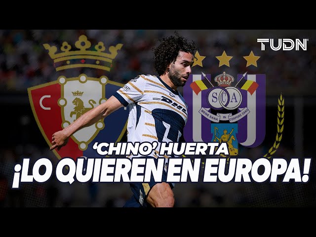 ⁣¡SE PELEAN POR EL ‘CHINO’ HUERTA!   Osasuna y Anderlecht están interesados por el mexicano | TUDN