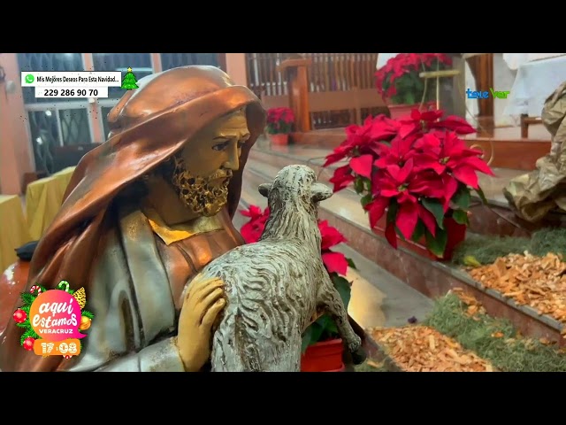 ⁣¿Cómo inicia la recreación del nacimiento de Jesús?