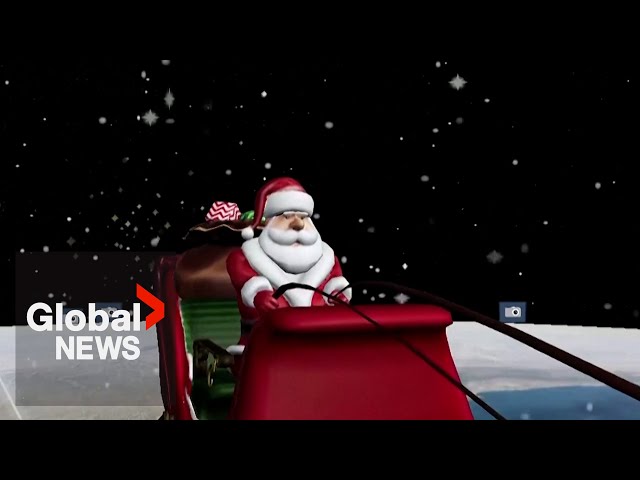 ⁣NORAD tracks Santa Claus as Christmas delivery begins