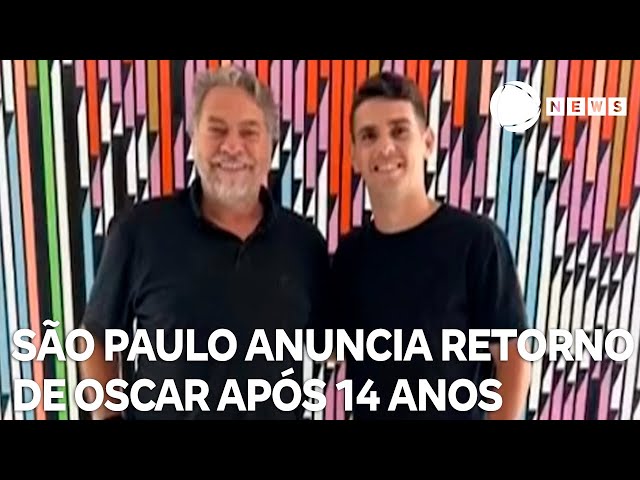 ⁣São Paulo anuncia retorno de Oscar após 14 anos