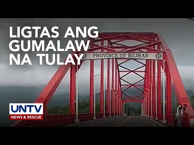 Gumalaw na Biliran Bridge, ligtas na daanan ng mga motorista – DPWH