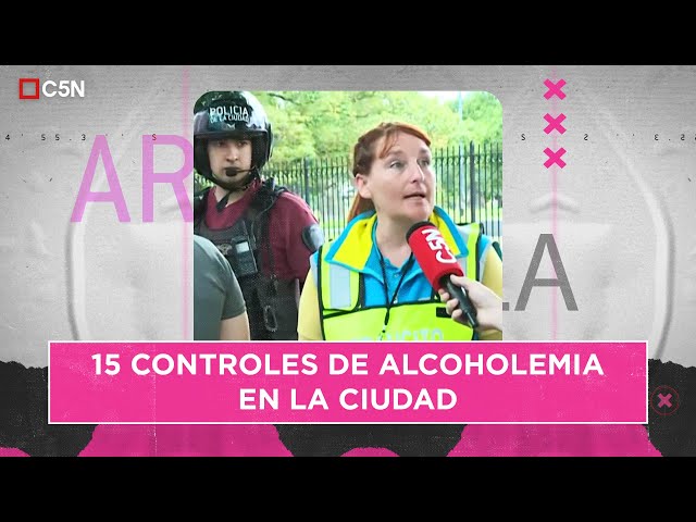 ⁣Comenzaron los CONTROLES de ALCOHOLEMIA: más de 5 POSITIVOS