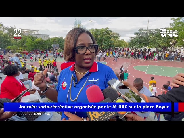 ⁣Journée socio-récréative organisée par le MJSAC sur la place Boyer le 24 décembre 2024, dans le cadr