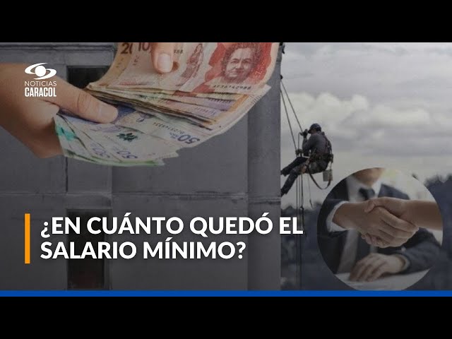 ⁣Así quedó el salario mínimo para 2025 en Colombia: Gobierno anunció aumento del 9.54%