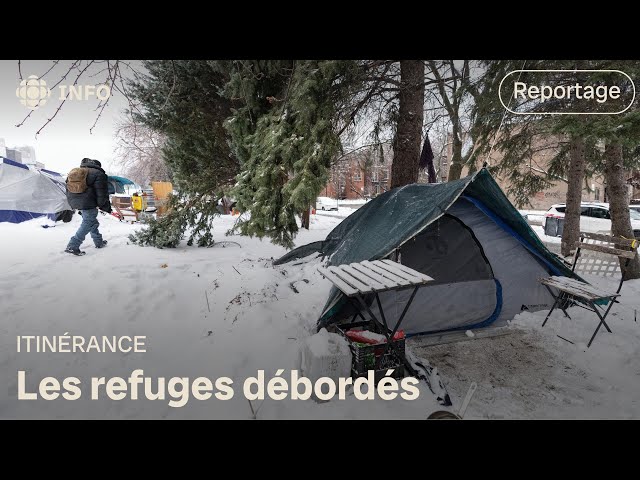 ⁣Itinérance : les refuges peinent à offrir des places