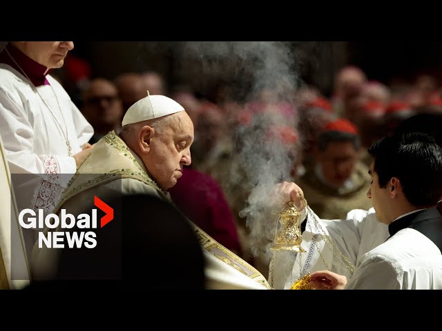 ⁣Pope Francis kicks off Holy Year with Christmas Eve mass at the Vatican