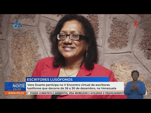 ⁣Vera Duarte participa no V Encontro virtual de escritores lusófonos  na Venezuela