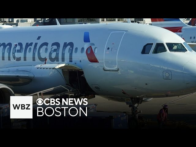 ⁣Christmas Eve travel interrupted in Boston by nationwide American Airlines ground stop