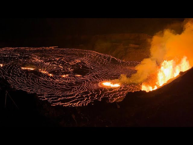 ⁣Live: U.S. Hawaii volcano fires fountains of lava in dramatic eruption