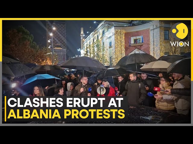 ⁣Albania Opposition Activists Blocks Streets of Capital Tiran | World News | WION