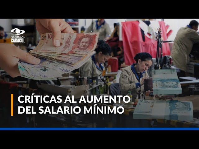 ⁣Voces a favor y en contra del aumento de salario mínimo en Colombia para el 2025