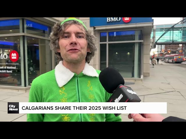 ⁣Calgarians share their 2025 wish list