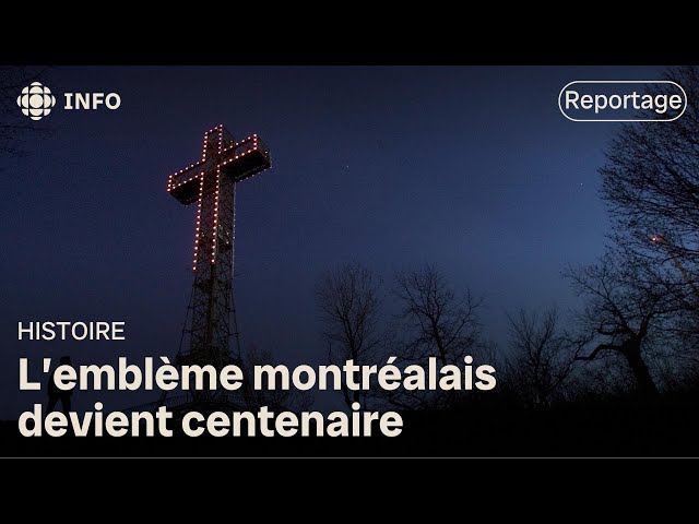 ⁣Il y a 100 ans, la croix du mont Royal s’illuminait pour la première fois