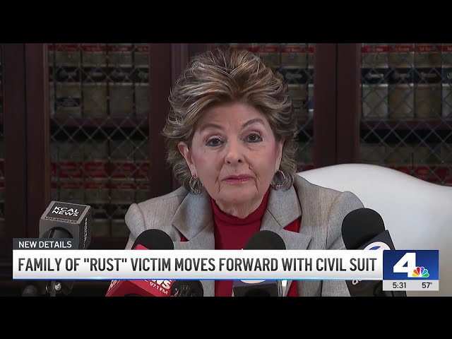 ⁣Family of 'Rust' victim moves forward with civil lawsuit