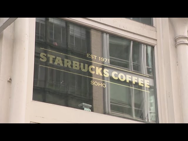 ⁣Denver Starbucks workers picket for better working conditions Christmas Eve