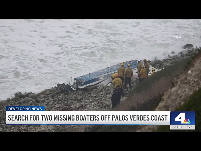 ⁣Search for 2 boaters off Palos Verdes coast