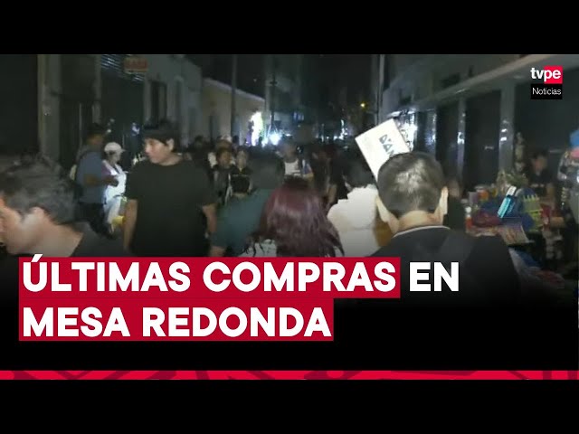 ⁣Familias y comerciantes llenan Mesa Redonda a pocas horas de Navidad