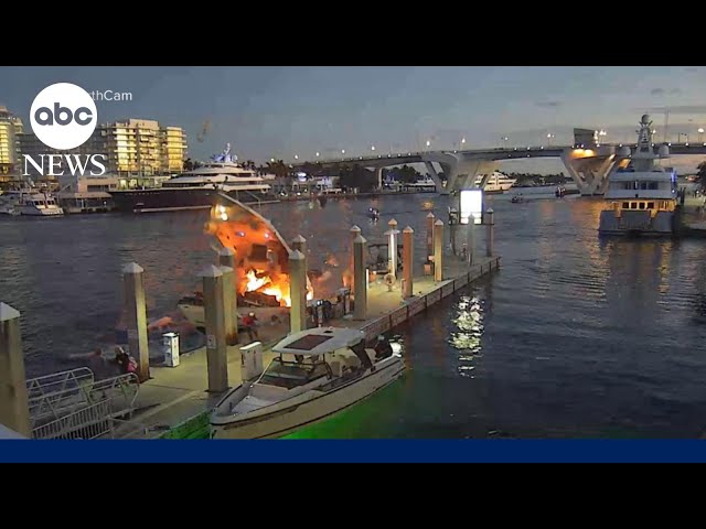 ⁣1 dead, several injured after boat explosion in Florida