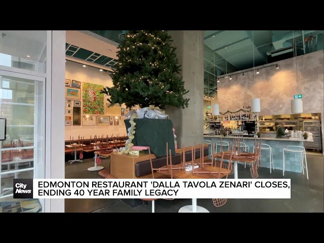 ⁣Edmonton’s ‘Dalla Tavola Zenari’ restaurant shutting down