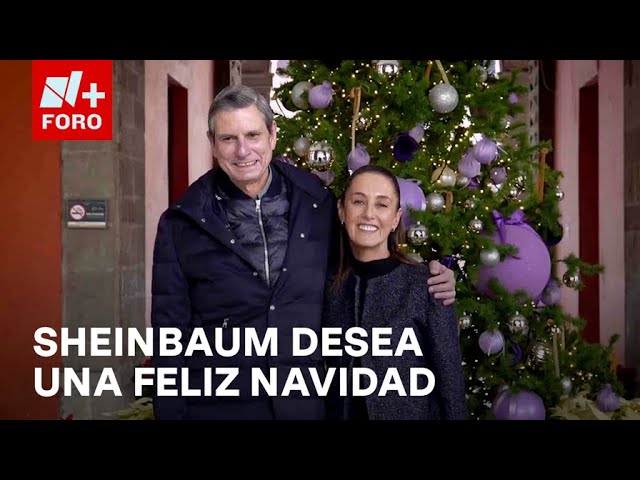 ⁣Presidenta Claudia Sheinbaum envía mensaje navideño - A las Tres