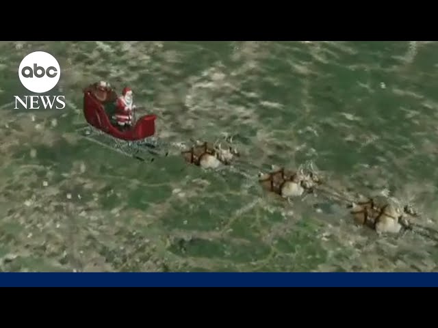 ⁣LIVE: NORAD tracks Santa Claus on Christmas Eve