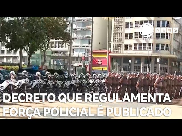 ⁣Governo Federal publica decreto que estabelece regras para o uso da força policial no país