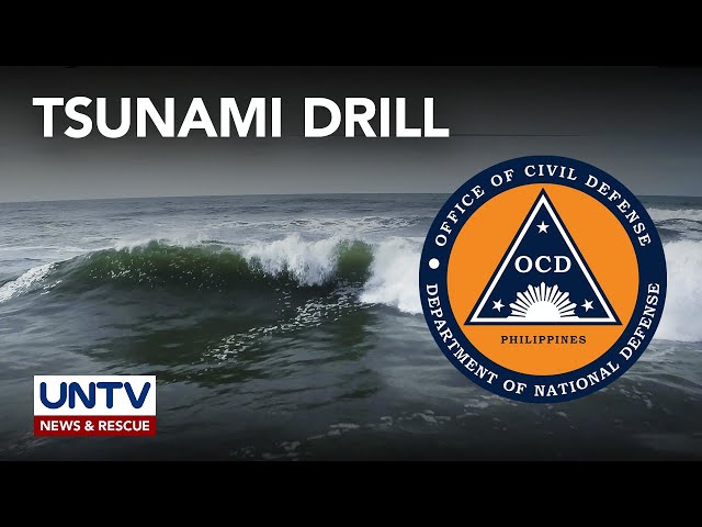 ⁣OCD, nais isama ang tsunami drill sa nationwide earthquake drill