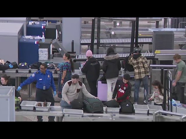 ⁣Holiday travel underway at DIA, across the US