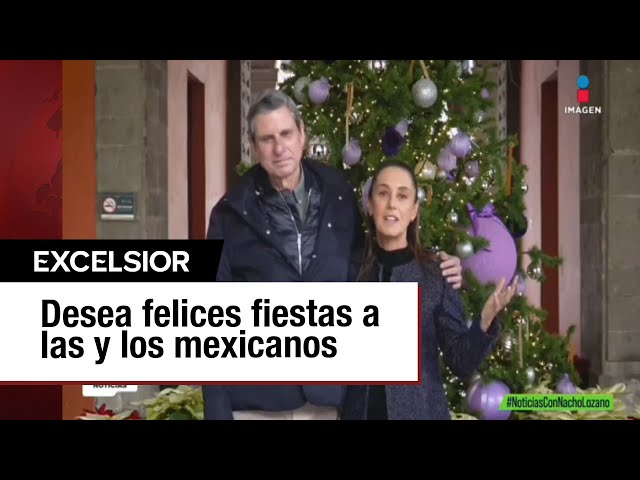 ⁣Claudia Sheinbaum desea feliz Navidad a los mexicanos