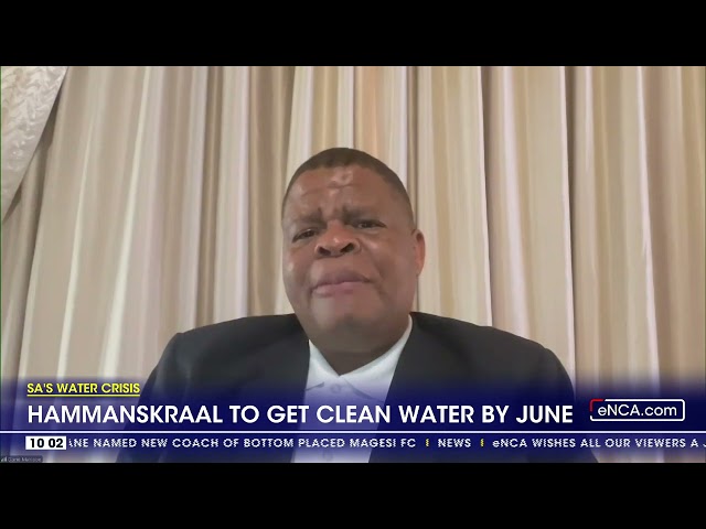 ⁣Hammanskraal to get clean water by June