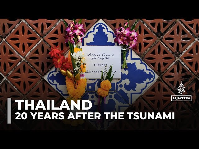 ⁣Thailand marks 20 years since the Indian Ocean tsunami with grief and remembrance