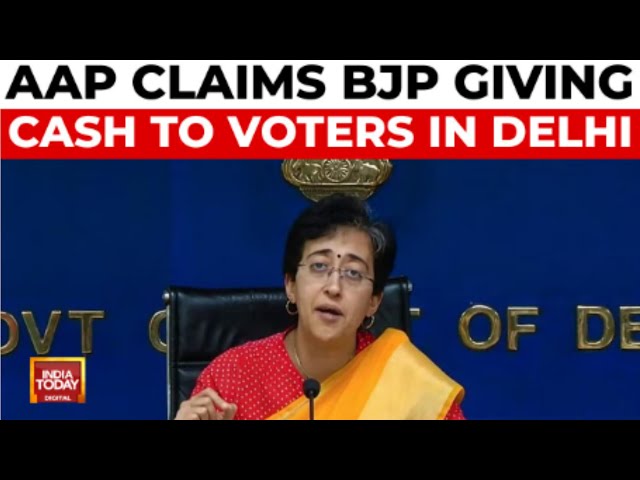 ⁣Delhi Elections 2025: CM Atishi's Big Cash For Votes Charges On BJP | India Today News