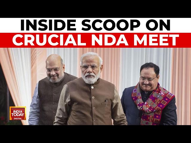 ⁣NDA Meeting: Amit Shah, JP Nadda Address Constitution Issue Raised By Congress | India Today