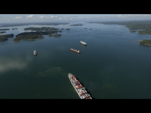 ⁣Panama's president reasserts the country's sovereignty over the Panama Canal