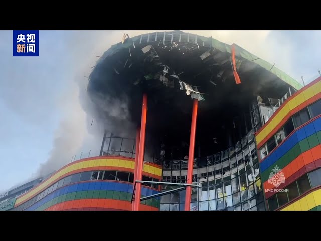 ⁣1 dead, 9 injured in shopping mall fire in Russian city of Vladikavkaz