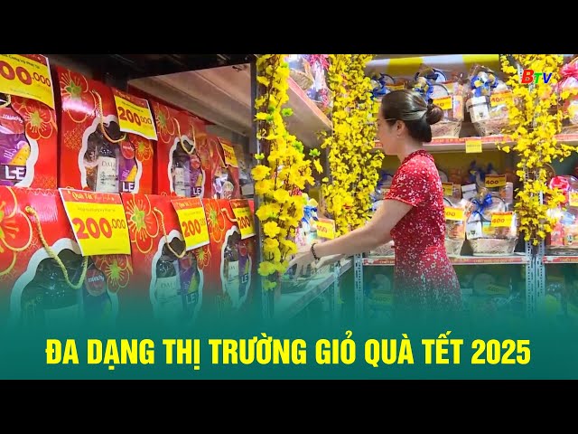 ⁣Đa dạng thị trường giỏ quà Tết 2025