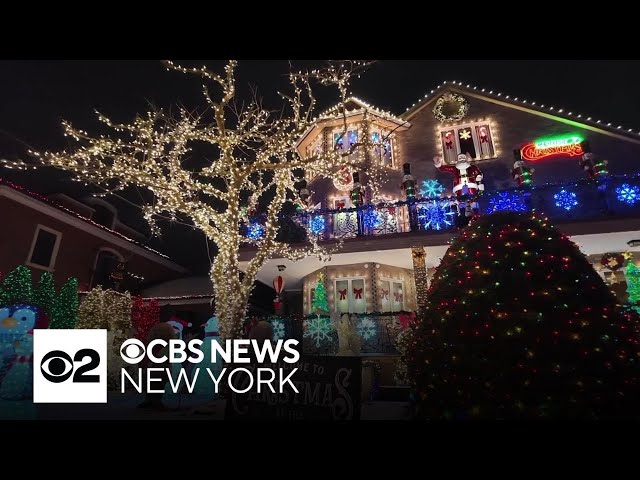 ⁣A behind-the-scenes look at one Dyker Heights home's Christmas display