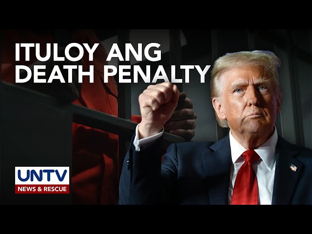 ⁣US-DOJ, aatasan ni Donald Trump na ituloy ang death penalty