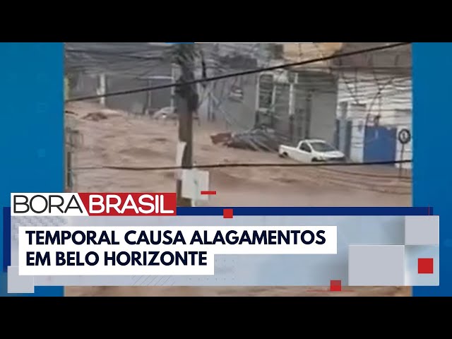 Temporal deixa alagamentos em Belo Horizonte | Bora Brasil