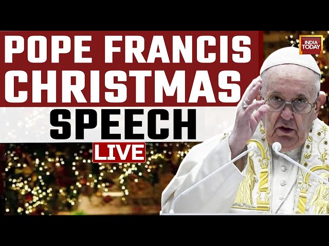 ⁣Pope Francis Urbi Et Orbi Christmas Speech LIVE | Pope Francis Christmas Message In Vatican