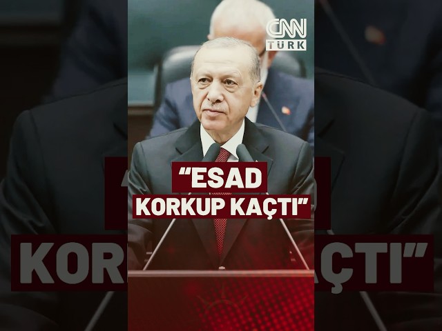 ⁣Cumhurbaşkanı Erdoğan: "Esad Korkağı Kendine Yakışır Şekilde Kaçmıştır!"