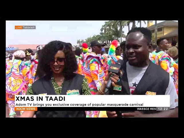 ⁣Adom TV brings you exclusive coverage of popular masquerade carnival - Premtobre Kasee on Adom TV