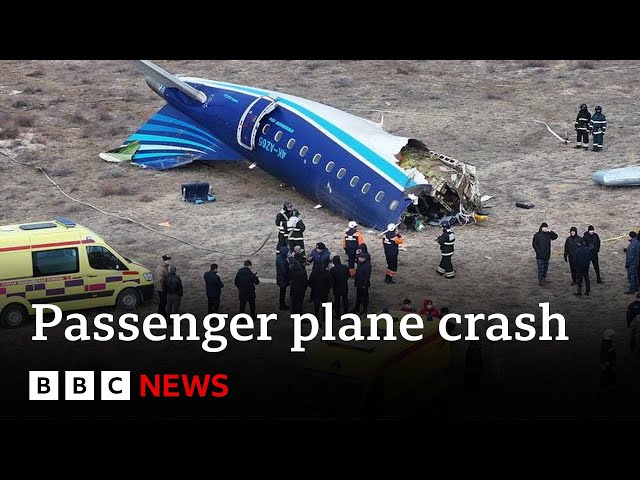 ⁣Kazakhstan plane crash kills dozens | BBC News