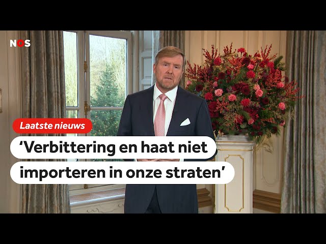 ⁣TERUGKIJKEN | Kersttoespraak koning Willem-Alexander