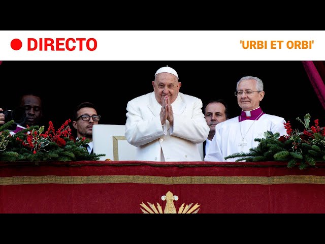 ⁣VATICANO: BENDICIÓN 'URBI ET ORBI' del PAPA FRANCISCO | RTVE Noticias