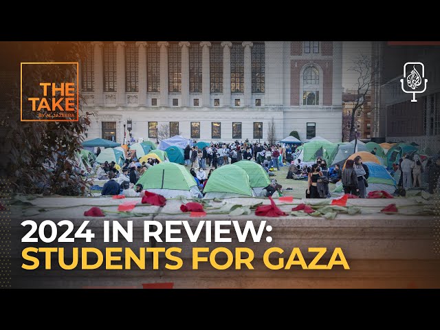 ⁣2024 in Review: Inside the Gaza encampment at Columbia University | The Take