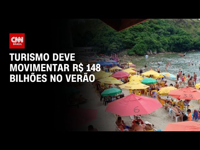 ⁣Turismo deve movimentar R$ 148 bilhões no verão | LIVE CNN