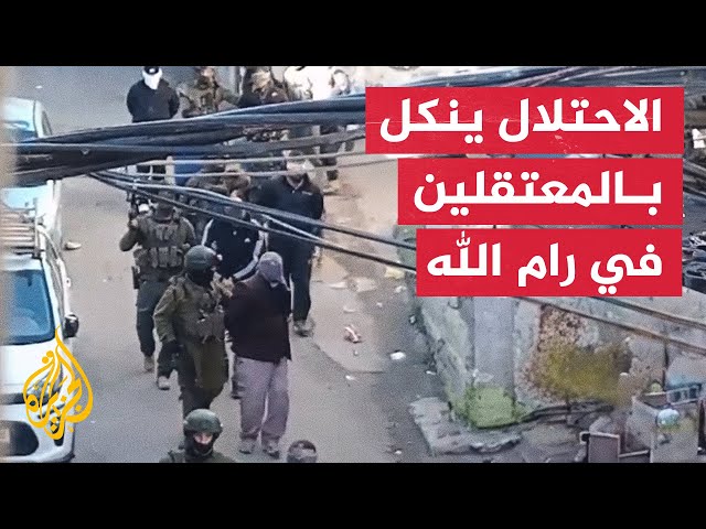 ⁣قوات الاحتلال تشن حملة مداهمات واعتقالات في مخيم الأمعري